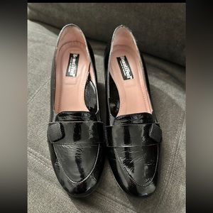 Beautifeel Black Patent wedge Heels size 39 8.5